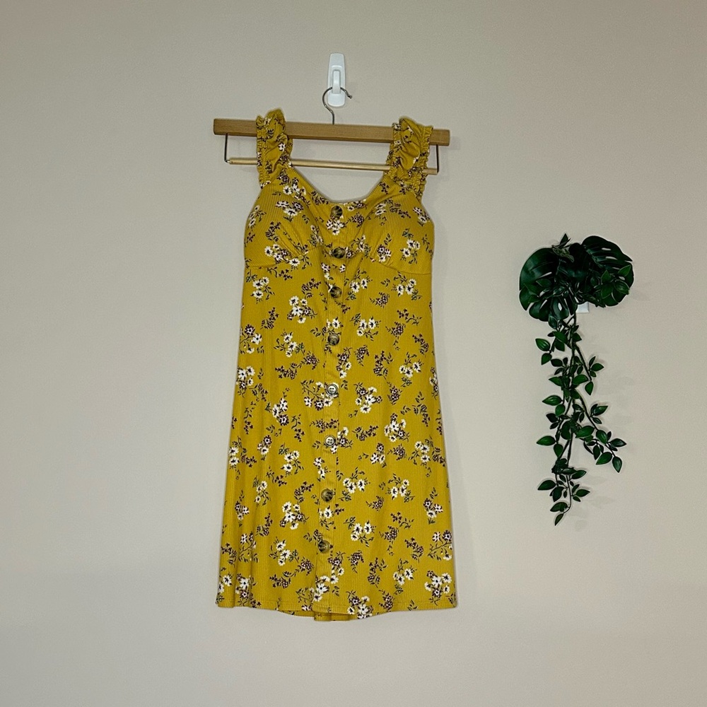 Floral Yellow Dress